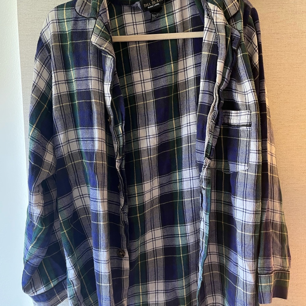 Vintage flannel or pajama top